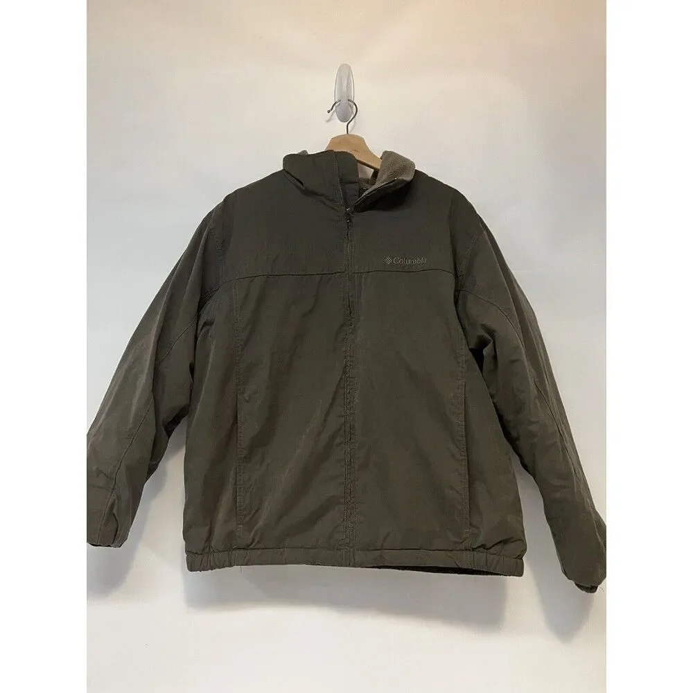 Columbia Fleelined Jacket Men’s Large Charcoal Gray